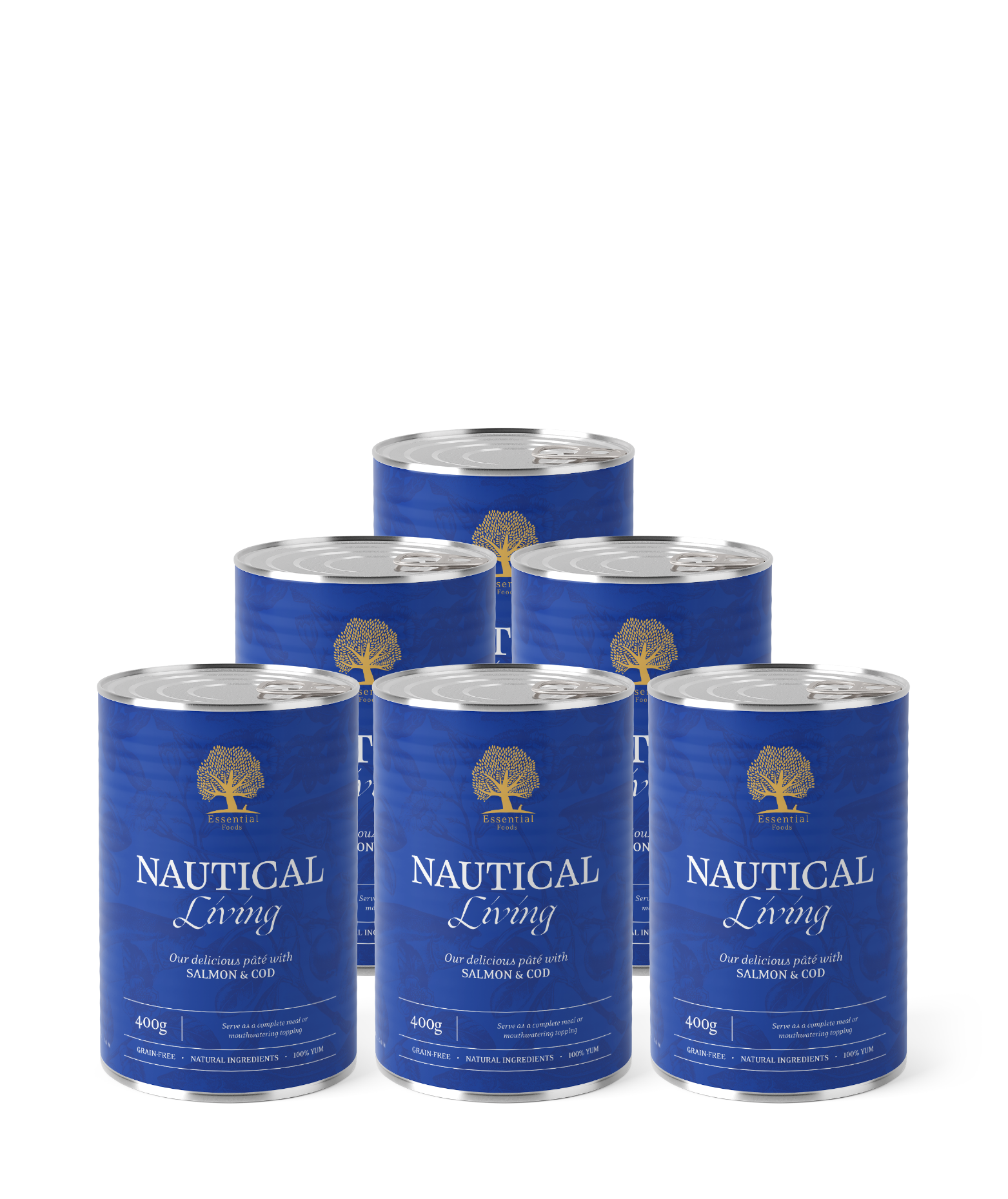 NAUTICAL LIVING PÂTÉ, 400G x 6