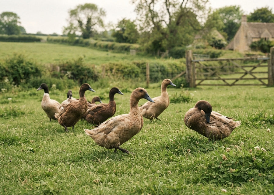 Fritgående britisk landand